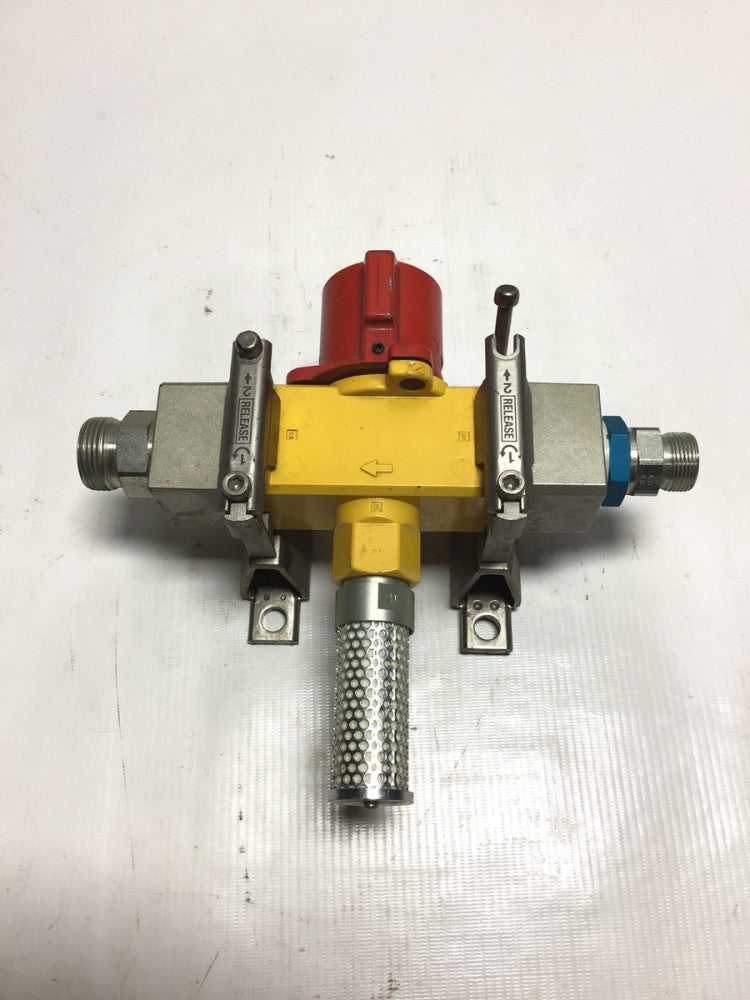 SMC VHS50-06-XG-X2127 Pneumatic Safety Lockout Shutoff Valve w/Silencer Press...