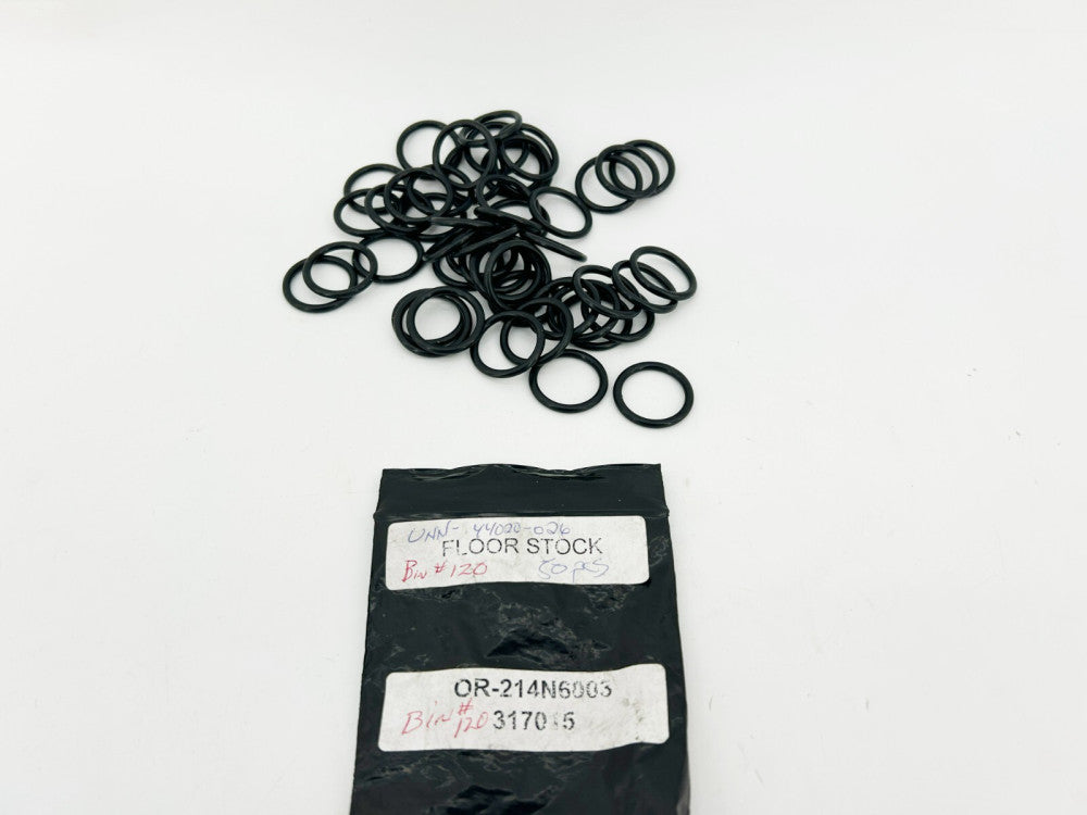 Lot of 50 New MFO OR-214N6003 O-Rings 1" ID 1-1/4" OD 1/8" C/S