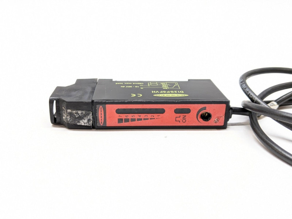 Banner D12SP6FVH D12 Series DIN Rail High Power Fiber Optic Sensor 36053