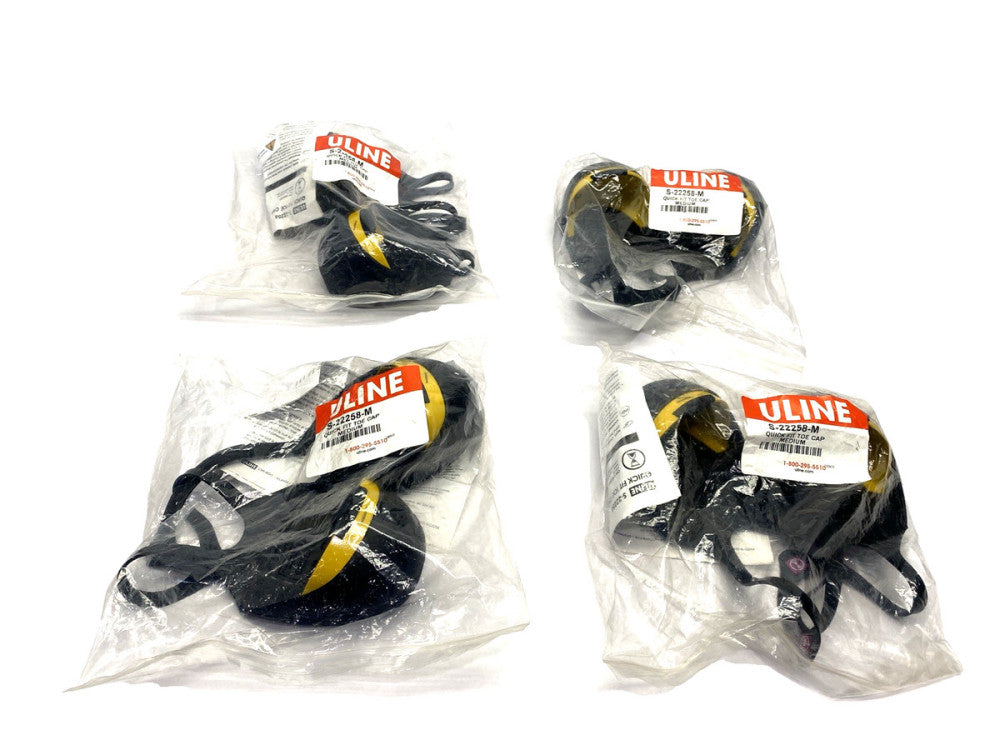 ULINE S-22258-M Quick Fit Toe Cap, Medium LOT OF 4 PAIRS