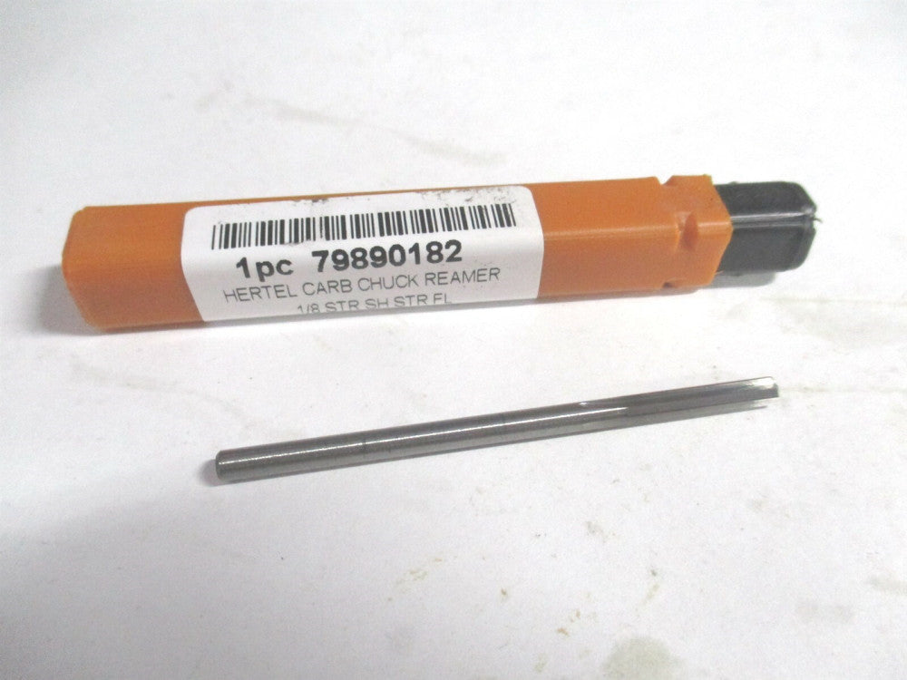 (500-004009.5) 0.374 x 1-1/4 x 3-1/2" Straight Shank Carbide 6Fl Chucking Reamer