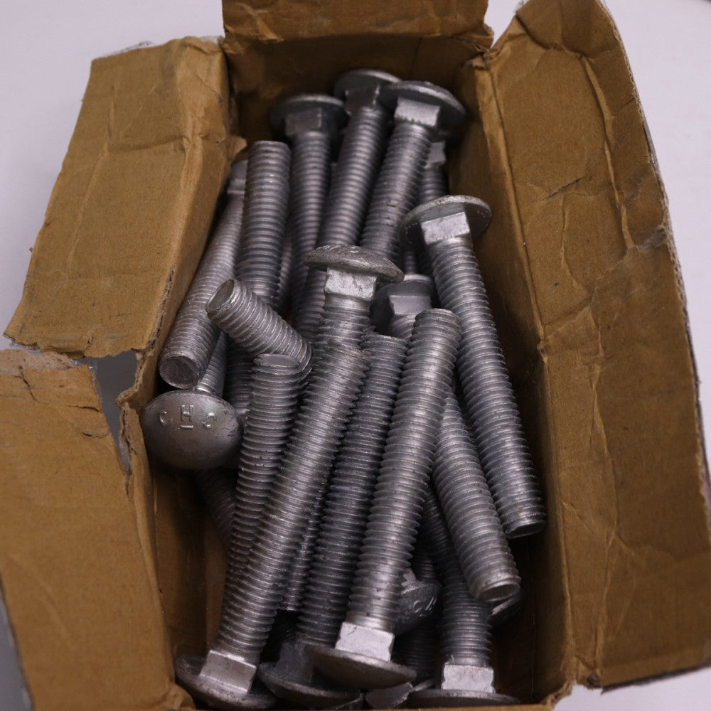 (25-Pk) Everbilt Coarse Thread Carriage Bolt Galvanized 1/2-13 x 3-1/2 538 671