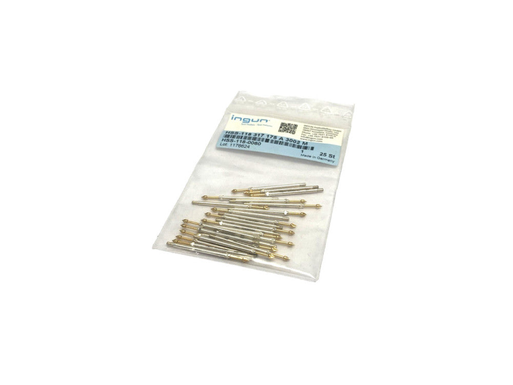 Ingun HSS-118 317 175 A 3002 M High Current Test Probe HSS-118-0080 LOT OF 25