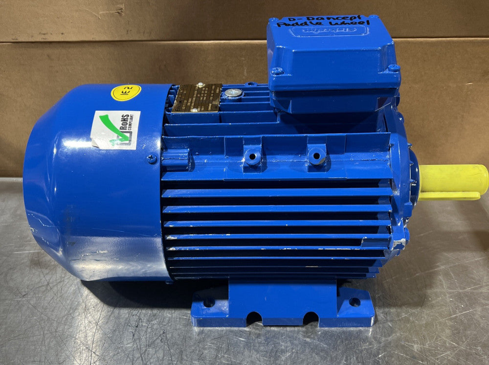 Elektrim 2SIEL100L4B Motor, 4.0 HP, 1755 RPM, 230YY/460Y Volts, 3 Phase - Nos