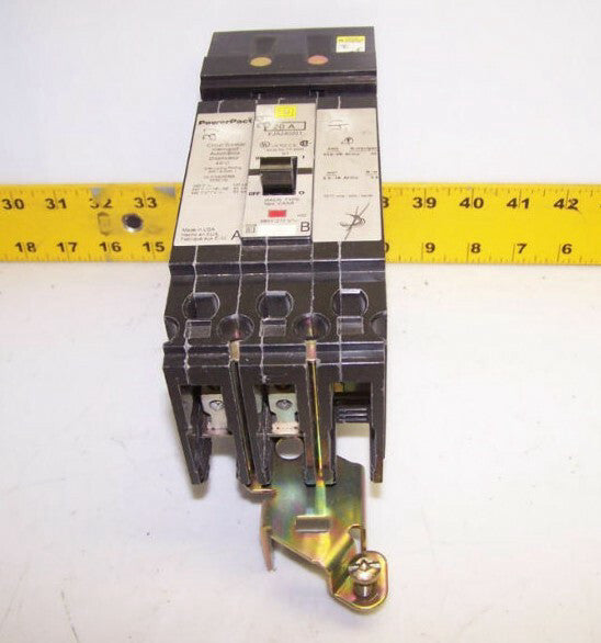SQUARE D 20 AMP POWERPACT FJA I-LINE CIRCUIT BREAKER 2 POLE 277/480V  FJA240201
