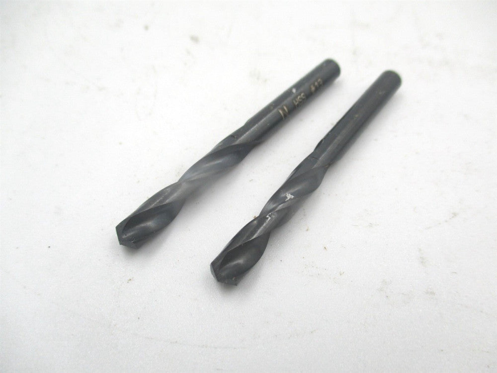 (02-18513) #13 2-1/8" OAL High Speed Steel Screw Machine Drill Bit - Lot of 2
