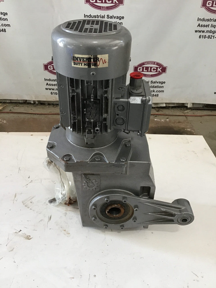 Nord 90L/4 CUS Gearmotor With CUS Reducer, 15.60 Ratio