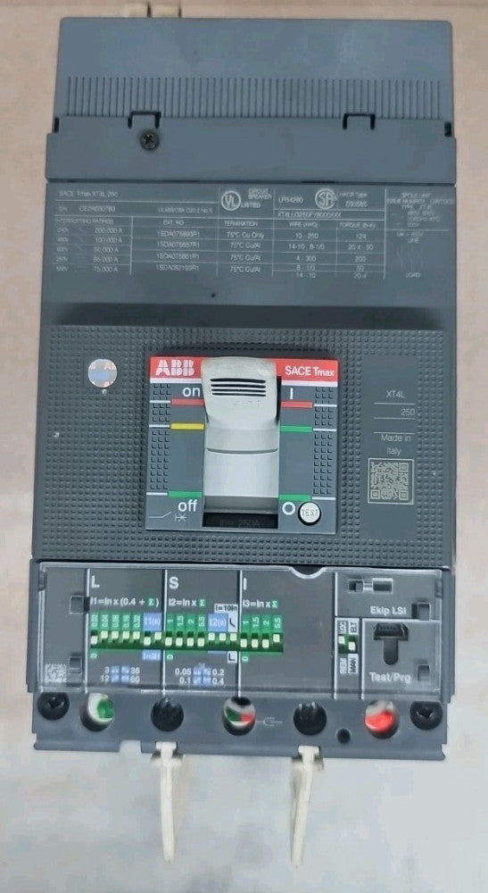 ABB XT4LU3250FY8000XXX 3 Pole 225A NTO