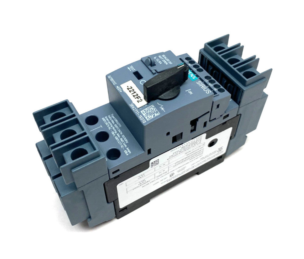 Siemens 3RV2711-1KD10 SIRIUS Motor Protector Circuit Breaker Frame Size S00