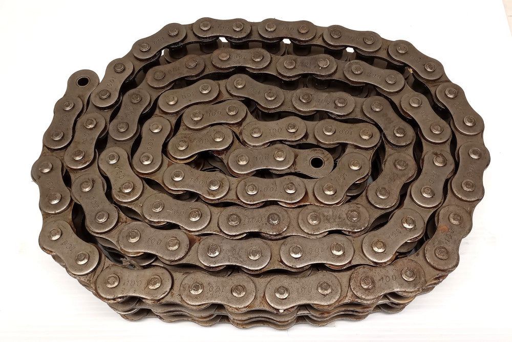Chain 100-2-10Ft Hi-Max 100 Double Strand Roller Chain 10 Ft No Connecting Link