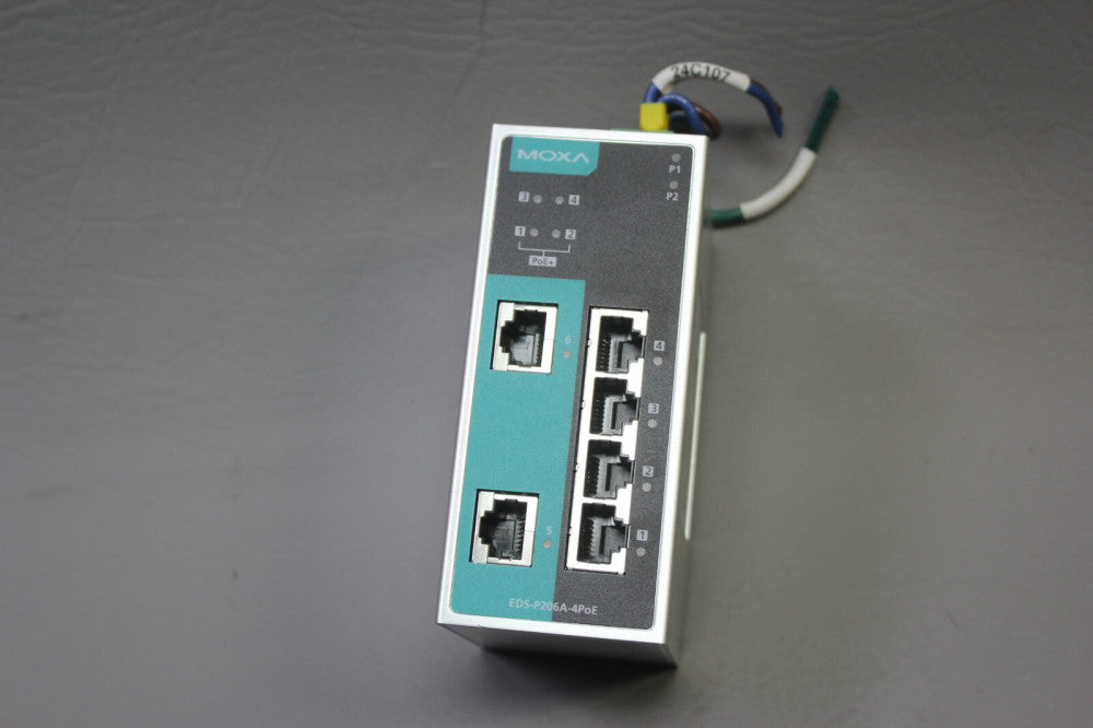 MOXA POE ETHERNET SWITCH  EDS-P206A-4PoE