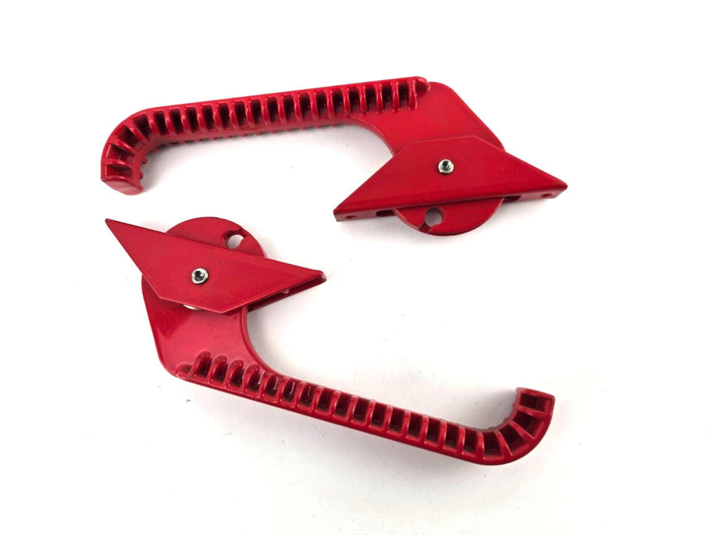 2pcs School Bus Transit Egress Scissor Handle Red 10206184