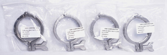 4 Count VNE 2.5” Clamp Fittings 304 Stainless Steel  13MHHM2.5