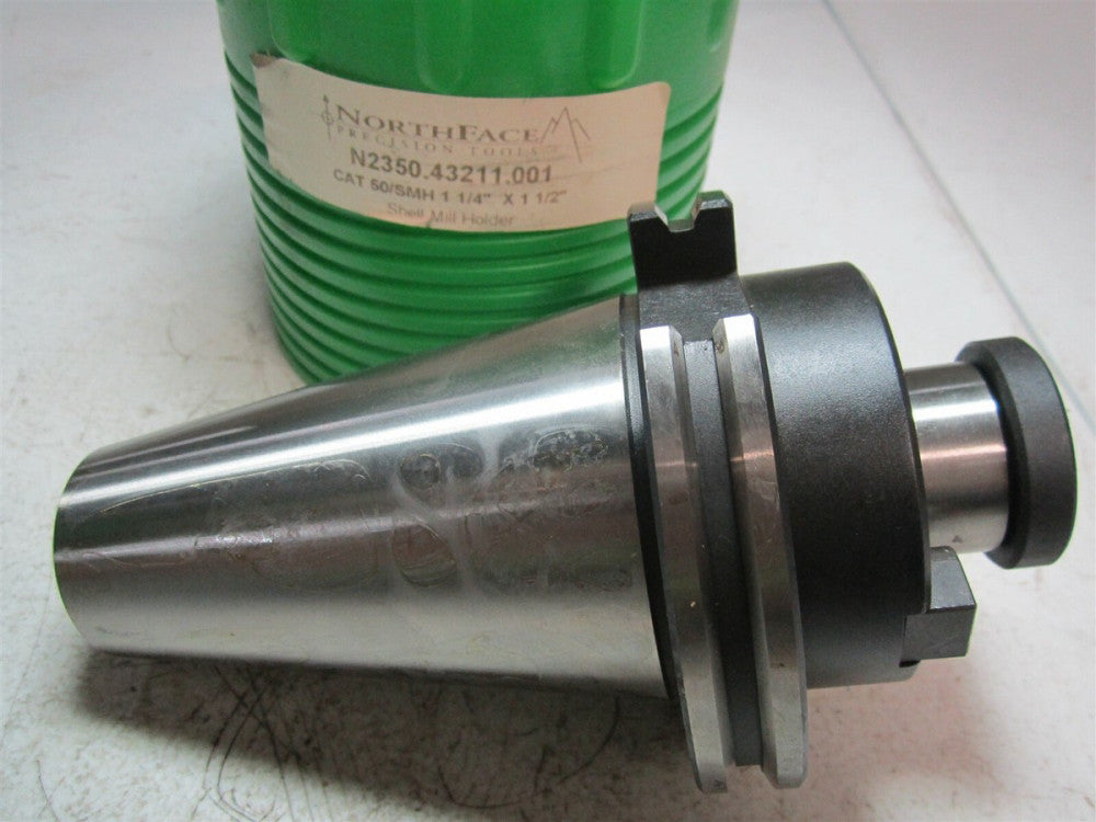 NorthFace Precision (N2350.43211.001) 1-1/4" x 1-1/2" CAT50 Shell Mill Holder