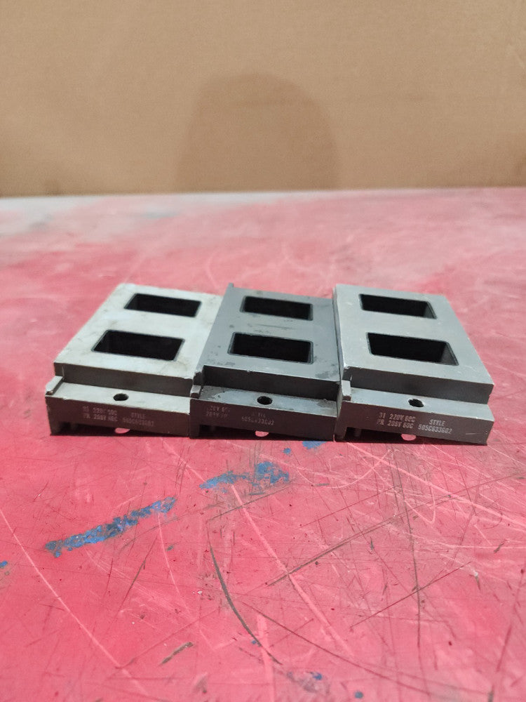 USED LOT OF 3 WESTINGHOUSE MAGNETIC COIL 220/208V, 60V, 505C633G02