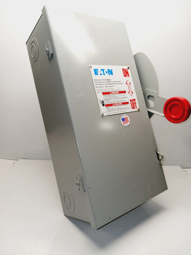NEW EATON DH262UGK 60 AMP NON-FUSIBLE HEAVY DUTY SAFETY SWITCH 2P 600 VAC/VDC
