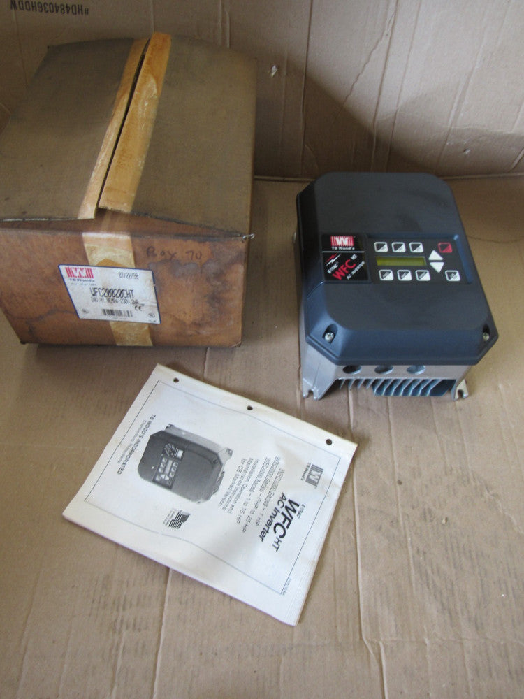 TB WOODS E-TRAC WFC2002-0CHT 230V 2HP 7.5A 2.7KVA AC INVERTER NEW IN BOX !! M/O
