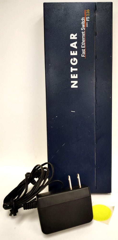 NETGEAR FAST ETHERNET SWITCH MODEL FS116 12VDC 1.2A