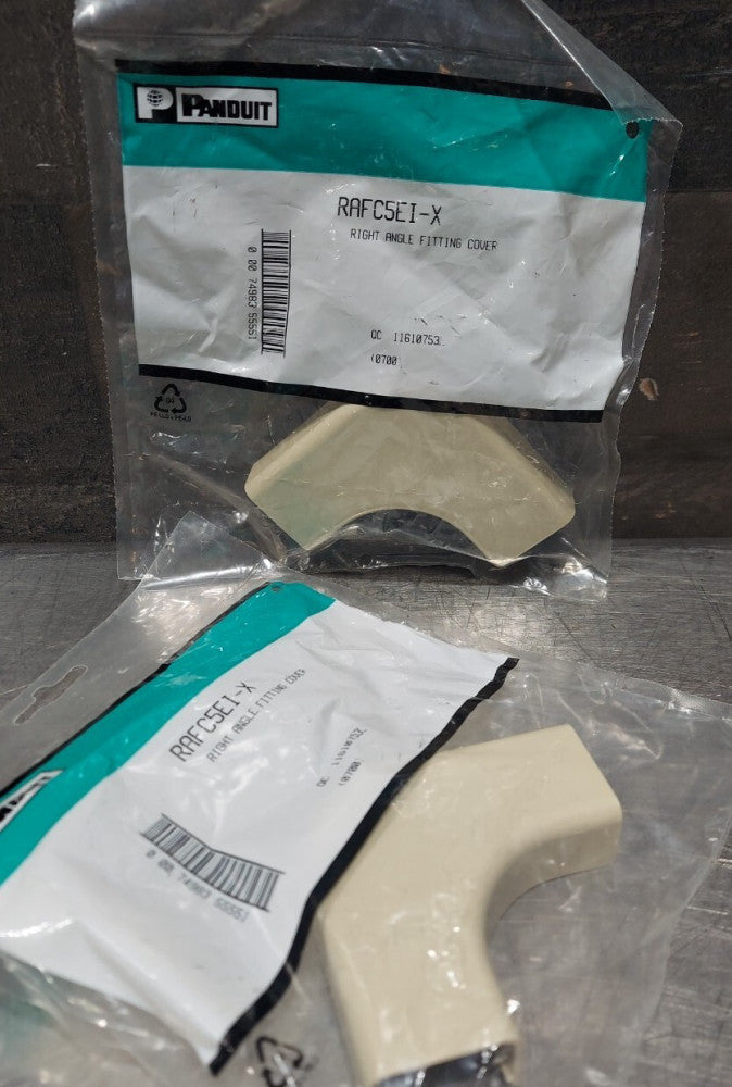 Lot of 2 - PANDUIT RAFC5EI-X Right Angle Fitting Cover for Conduit