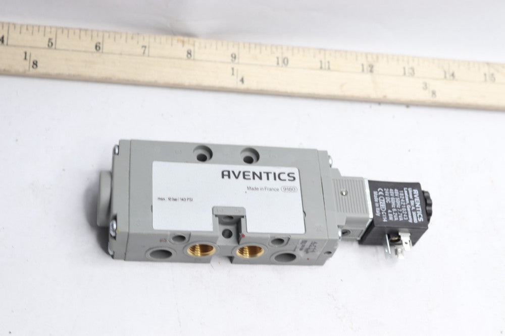 Aventics Solenoid Air Control Valve 24V DC 3/8" Pipe 25-410.73