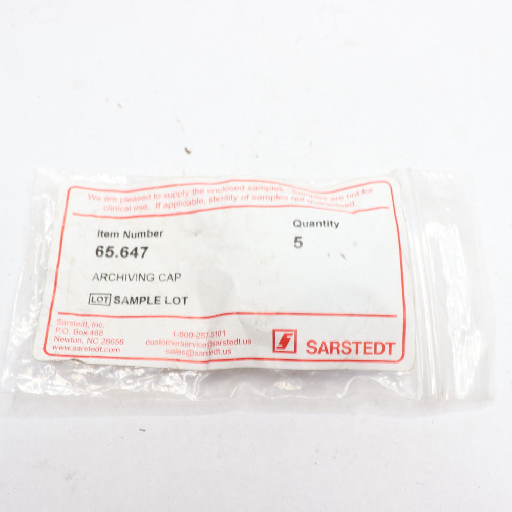 (5-Pk) Archiving Stopper Blue SARSTEDT