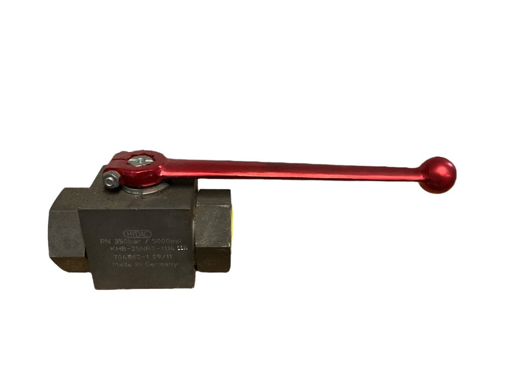 Hydac KHB-25NPT-1114 Manual Steel Ball Valve 1in Npt