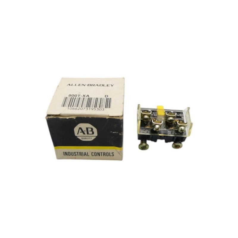 ALLEN BRADLEY 800T-XA SER. D (BK/YL) NSMP