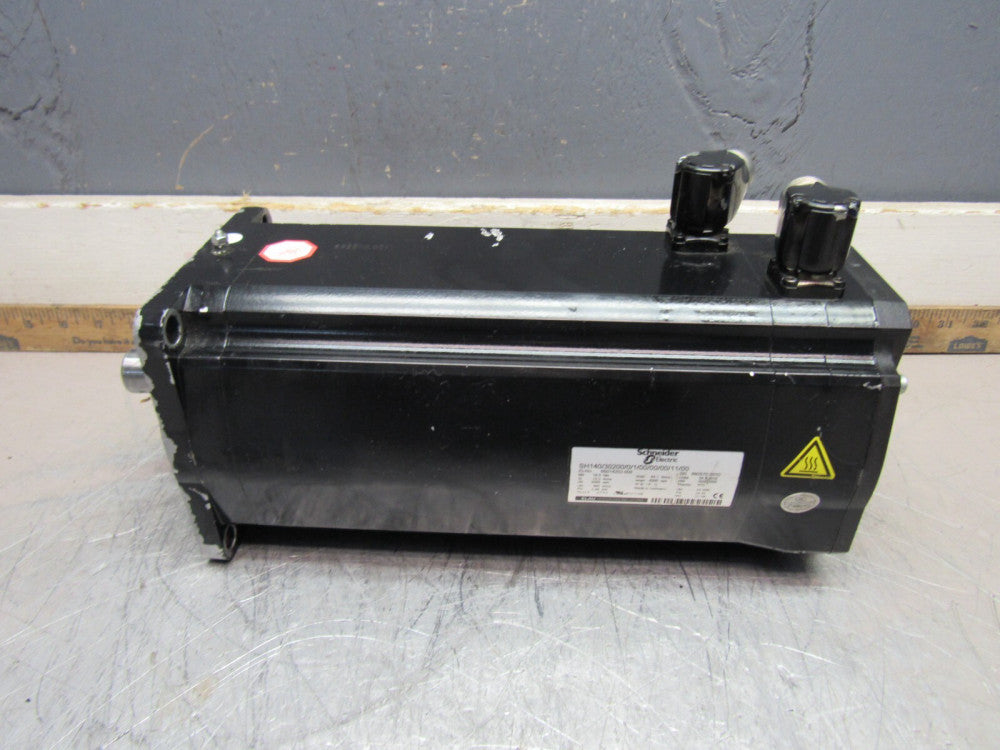 SCHNEIDER 65014202-008 SH140/30200/0/1/00/00/00/11/00 SERVO MOTOR XLNT TAKEOUT !