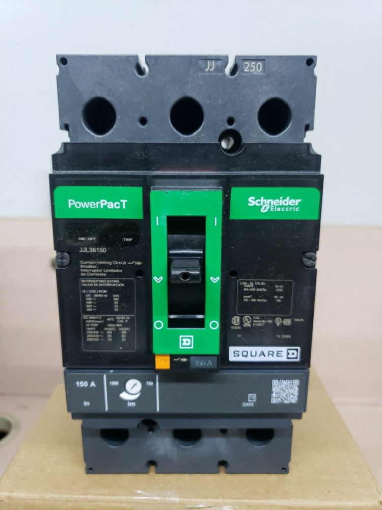 NEW Square D JJL36150 Molded Case Circuit Breaker 3p 250a 240/480/600v-ac