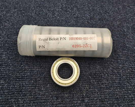 ( QTY 10 ) Regal Beloit 6205-2ZC3: Single Row Ball Bearing 10019040-001-001