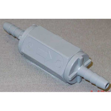 Zoro Select Pvc Chk 426-4B4b-B 1/4" Barb Gray Pvc Ball Cone Spring Check Valve