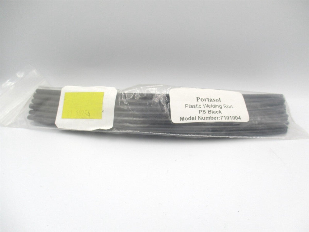 Portasol (7101004) 8 Inch PS Black Plastic Welding Rod - Pack of 25