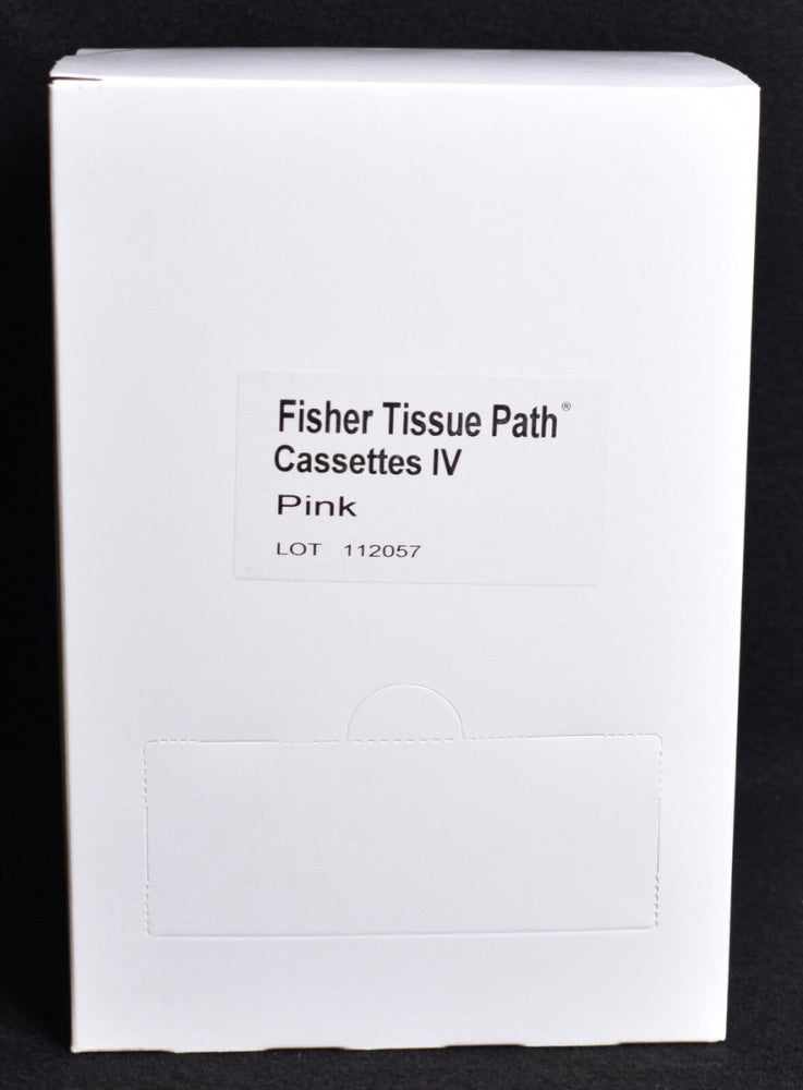 250 Count Fisherbrand Tissue Path Macrocasettes Cassettes IV Pink