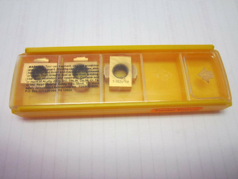Kennametal Skiving/Trepan Inserts DWG 1651307R01 KC730 Lot of 3