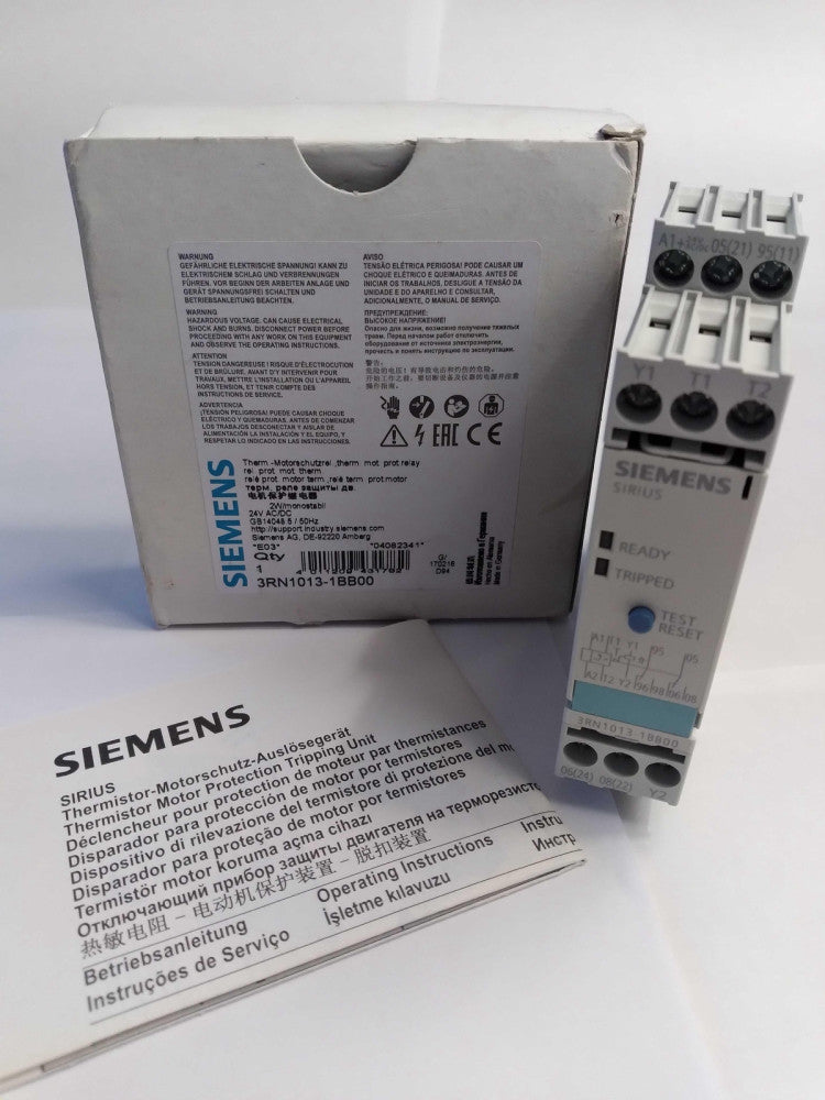 Siemens 3RN1013-1BB00 THERMISTOR MOTOR PROTECTION RELAY 