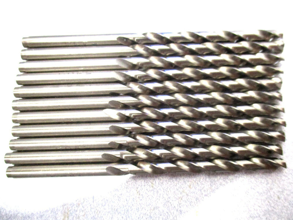 Quality Plus (20822) #22 .1570 x 3-1/8 OAL 2-Flute Cobalt Jobber Drill - 11 PC