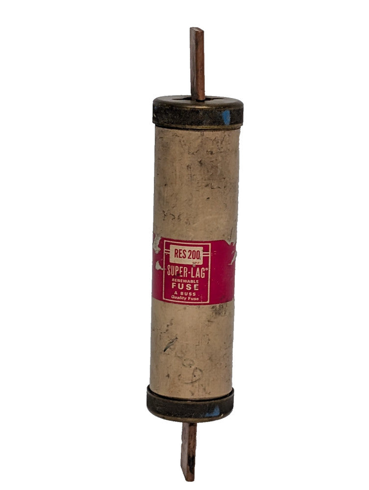 Bussmann Buss RES-200 Super-Lag Renewable Fuse, 600V, 200A