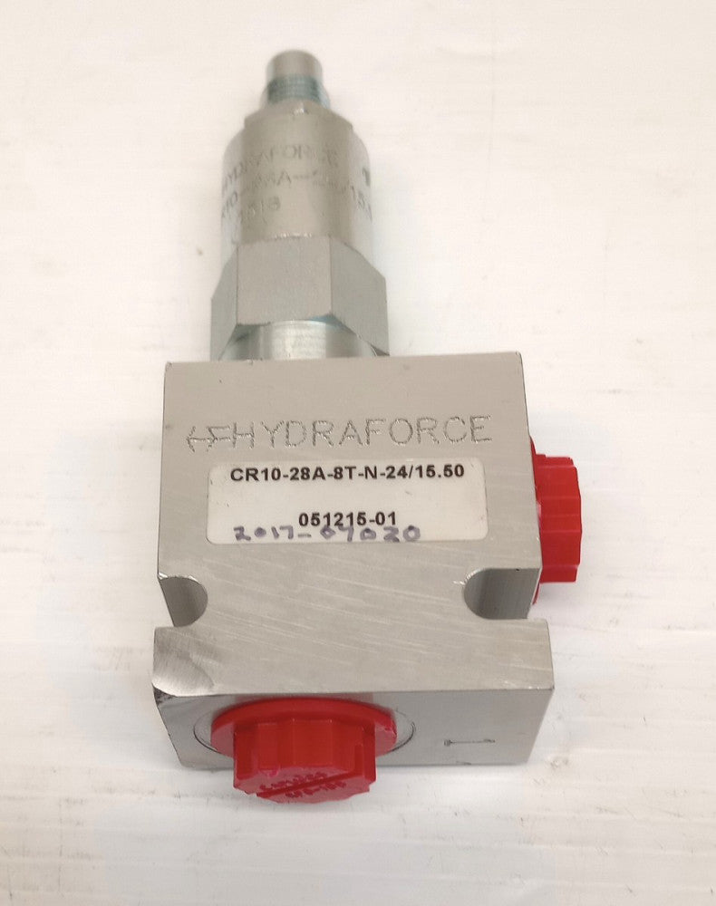 Hydraforce CR10-28A-8T-N-24/15.50 Used Relief Valve/ Manifold CR10-28A-24/15.5