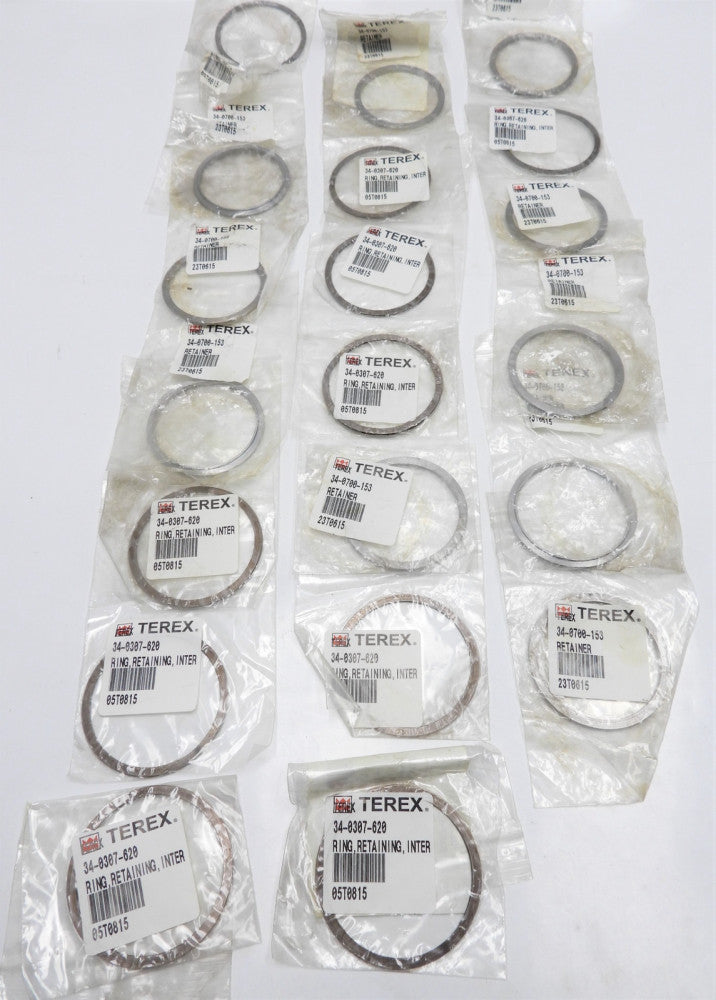 (Lot of 20) Terex 34-0307-620 Retaining Ring, Internal, Axle