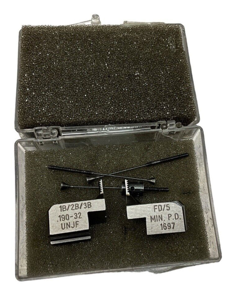 JOHNSON GAGE  .190-32 UNJF  .1697  FD/5  Thread Gage / Comparator Segments