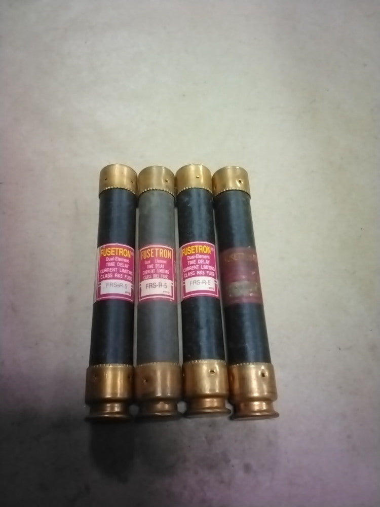 Bussmann Fusetron FRS-R-5 Fuse, LOT OF 4
