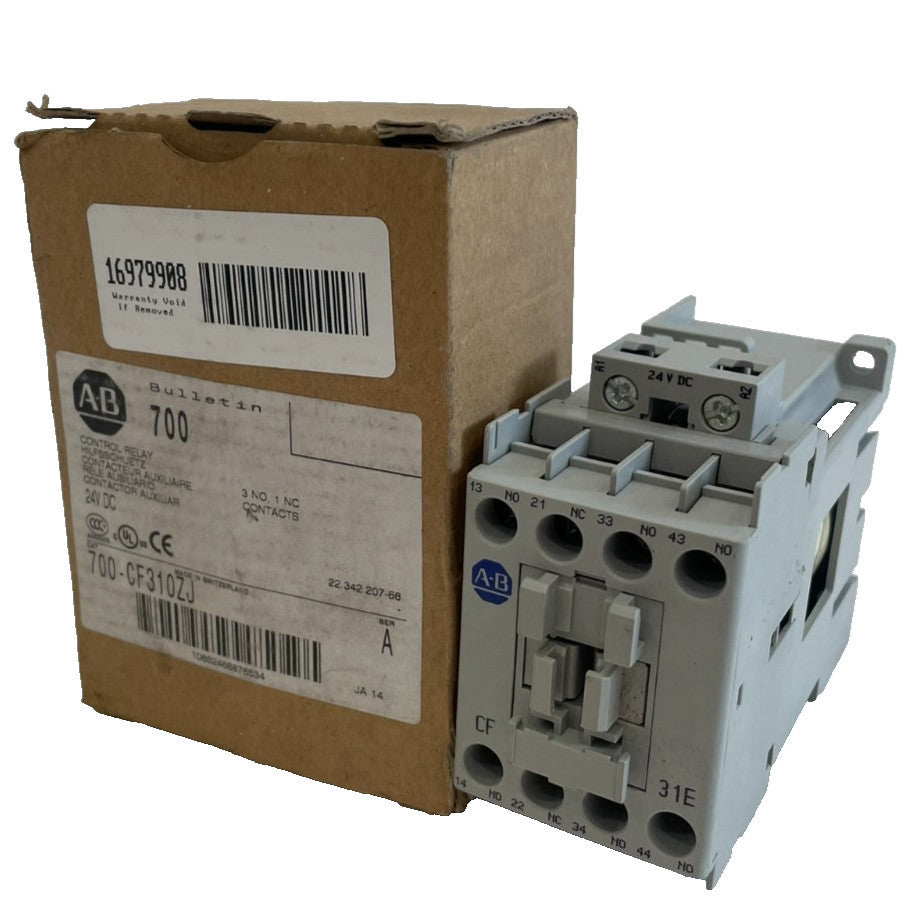 ALLEN BRADLEY 700-CF310ZJ CONTROL RELAY SERIES A 700CF310ZJ NEW, SURPLUS