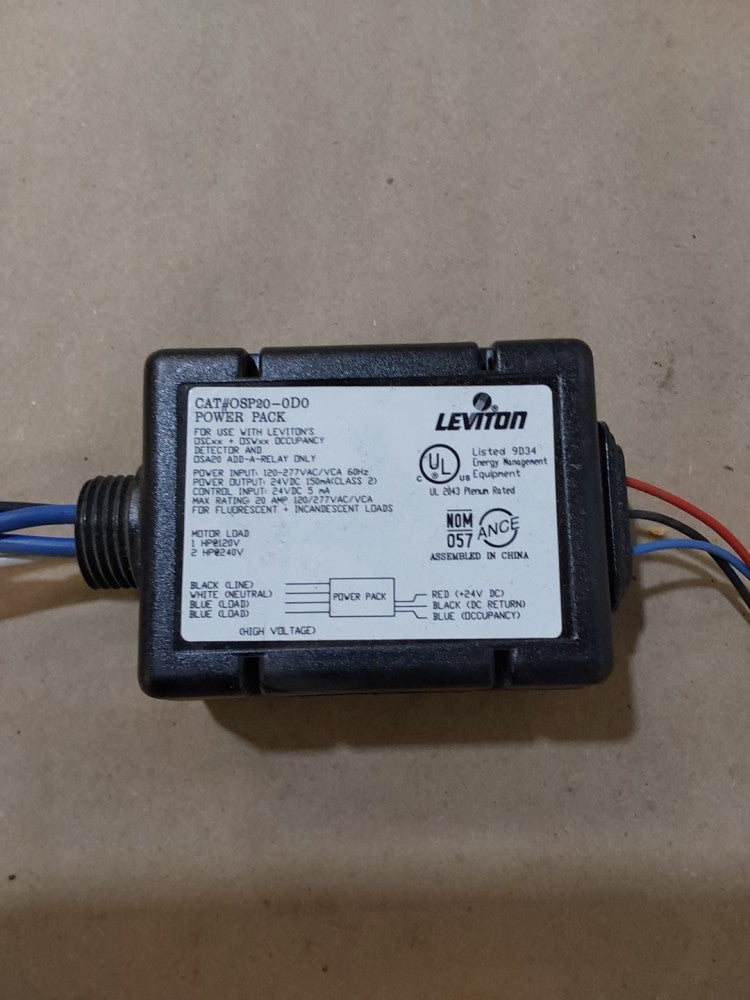 Leviton OSP20-0D0 Power Pack for use with Occupancy Sensor 