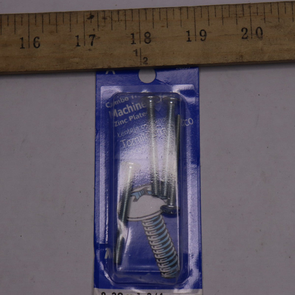 Midwest Stock Sales Truss Machine Screw Zinc 8"-32x1-3/4" 24039