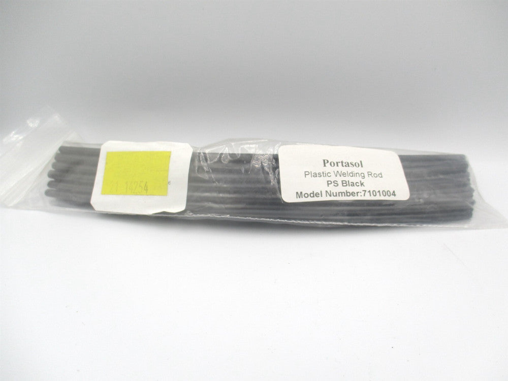 Portasol (7101004) 8 Inch PS Black Plastic Welding Rod - Pack of 25