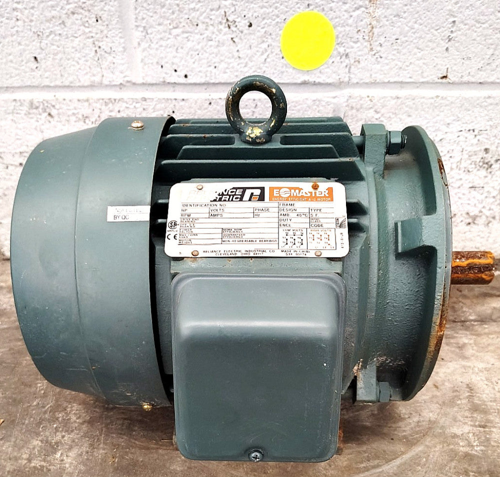 RELIANCE ENERGY EFFECIENT AC MOTOR 3HP 3PH 60 HZ 230/460V 182TC FRAME P18G4914