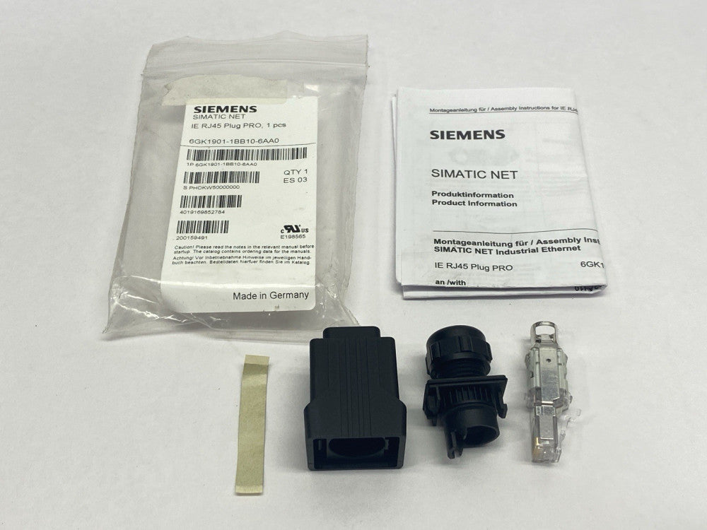 Siemens 6GK1901-1BB10-6AA0 SIMATIC IE RJ45 Plug PRO