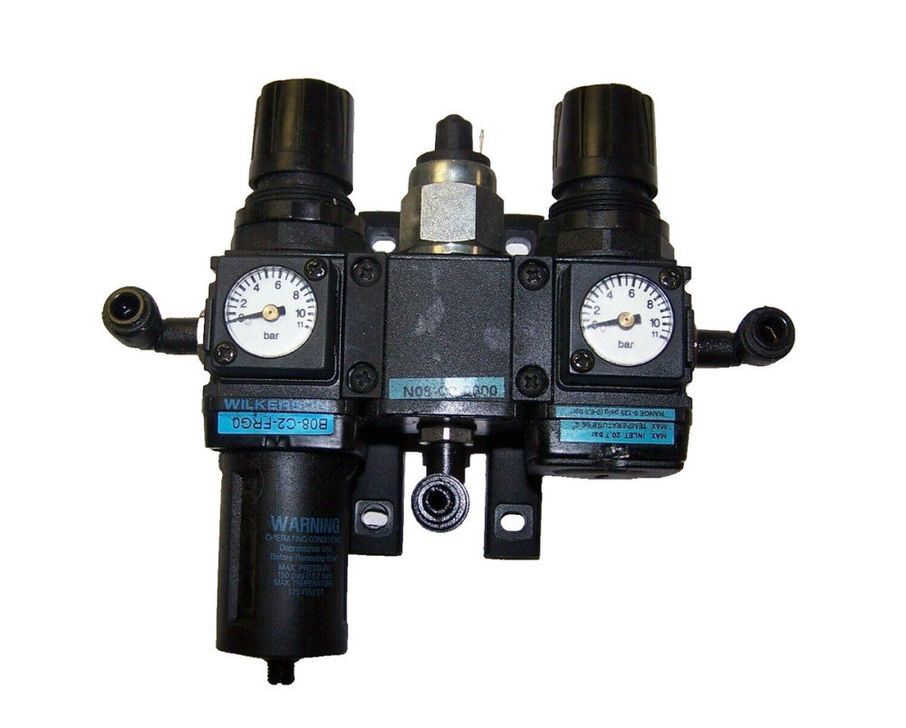 WILKERSON 1/4" PNEUMATIC FILTER / REGULATOR B08-C2-FRG0/R08-C2-F0G0/N08-O2-0000