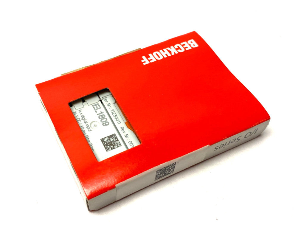 Beckhoff EL1809 EtherCAT 16-Channel Digital Input Terminal 24V
