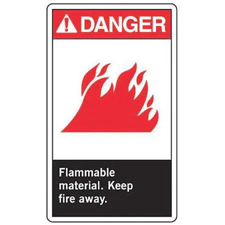 Accuform Lchl001vsp Label, 5 In H, 3 1/2 In W, Vinyl, Vertical Rectangle,